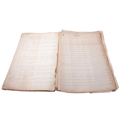 Lot 238 - Original early 19th century Bedford Assizes tally record, 1800-1860.