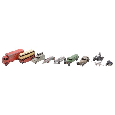 Lot 62 - Dinky, a collection of loose playworn diecast vehicles