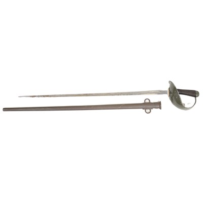 Lot 113 - 19089 Pattern British Cavalry Trooper's Sword, with scabbard,.