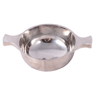 Lot 218 - A silver quaich, Birmingham 1911.