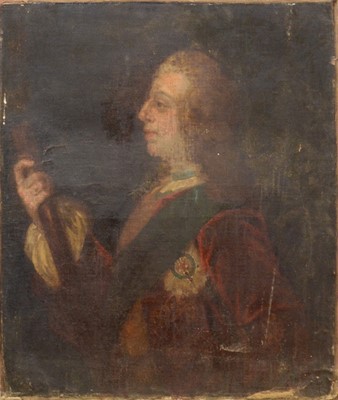 Lot 272 - English School, Profile of a member of the Royal Court