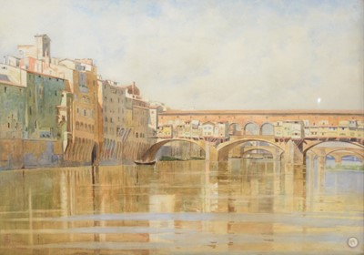 Lot 312 - Francesco Raffaello Santoro, Ponte Vecchio, Firenze