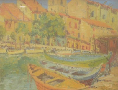 Lot 310 - Cuthbert Killick Norman Bardsley, Village in Provence