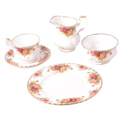 Lot 74 - Royal Albert 'Old Country Roses' part tea service