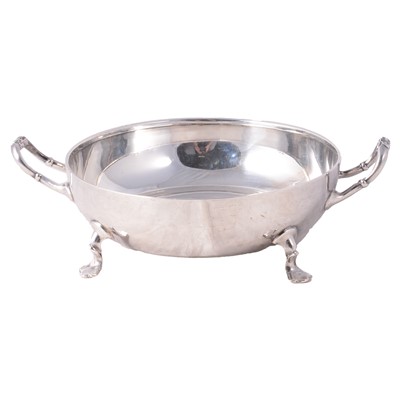 Lot 232 - A silver twin handled bowl, Mappin & Webb, Sheffield 1911.