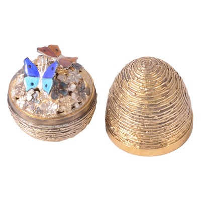 Lot 231 - Stuart Devlin - a Limited Edition silver-gilt surprise Easter egg