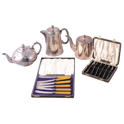 Lot 110 - Mixed quantity of silver plate
