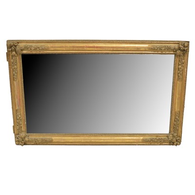 Lot 212 - Victorian gilt gesso framed wall mirror