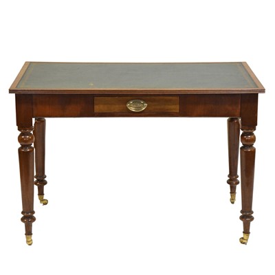 Lot 400 - Victorian mahogany writing table