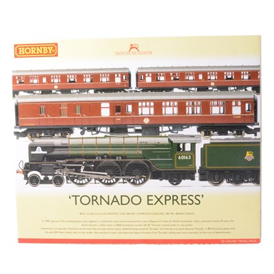 Lot 172 - Hornby (China), OO gauge train set, R3059 "Tornado Express Train Pack"