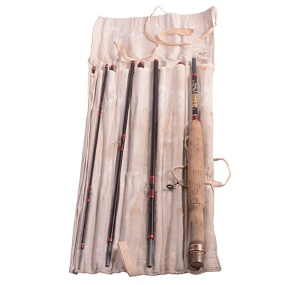 Lot 75 - Hardy Brothers, Graphite Smuggler De-luxe, an 8-piece fishing rod
