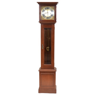 Lot 447 - Modern mahogany grandmother clock