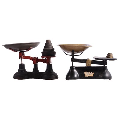 Lot 53 - Two sets of Vintage scales
