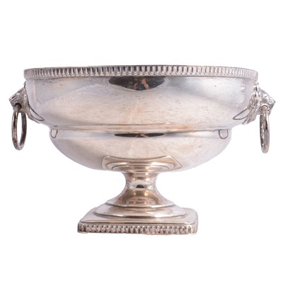 Lot 102 - Silver pedestal rosebowl