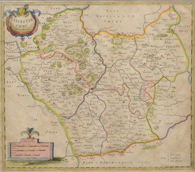 Lot 131 - After Robert Morden, Leicester Shire