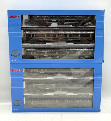 Lot 225 - Jouef, two HO gauge railway coach packs