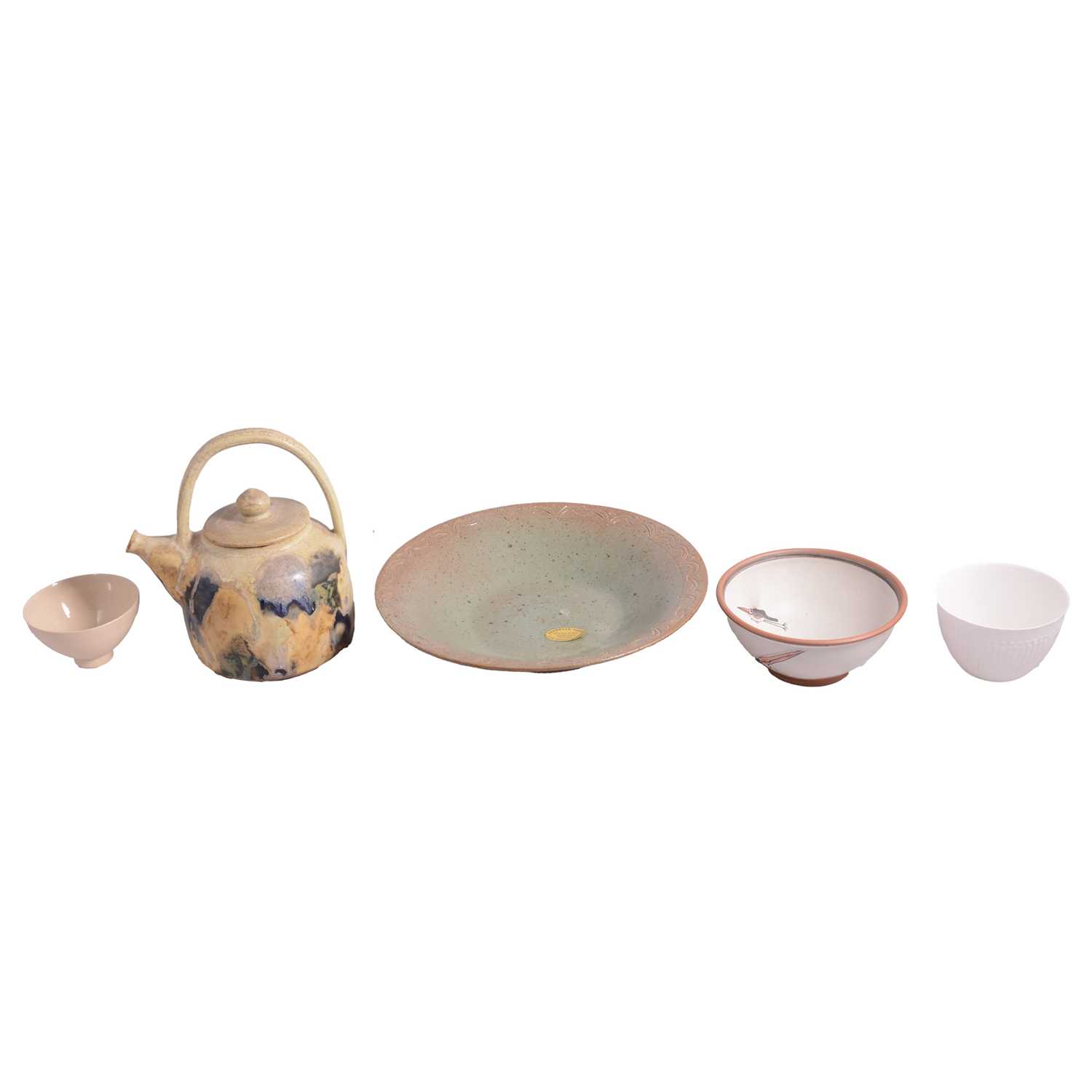 Lot 18 - A small collection of studio pottery