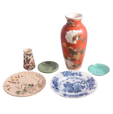 Lot 29 - Dutch Delft plates and other ceramics