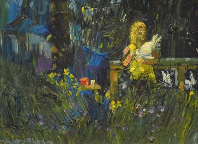 Lot 305 - Gerry Blood, The White Rabbit, and a portrait