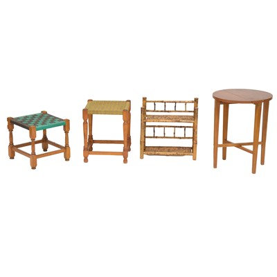Lot 382 - Collection of occasional furniture