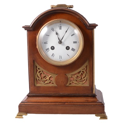 Lot 182 - Edwardian mahogany mantel clock
