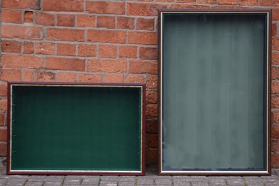 Lot 190 - Two collectors wall display cabinets
