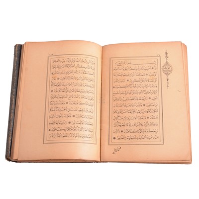 Lot 60 - Quran, seemingly late 19th century