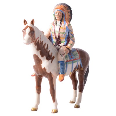 Lot 93 - Beswick, Mounted Indian, model 1391