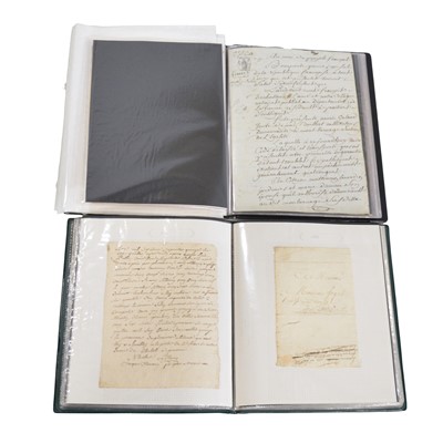 Lot 264A - Collection of French manuscripts and legal documents