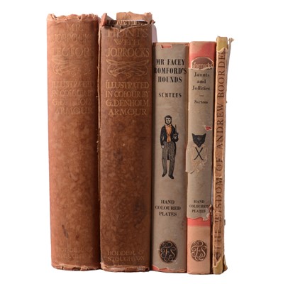 Lot 257 - A small collection of books relating to Lancashire, other English counties, and hunting.