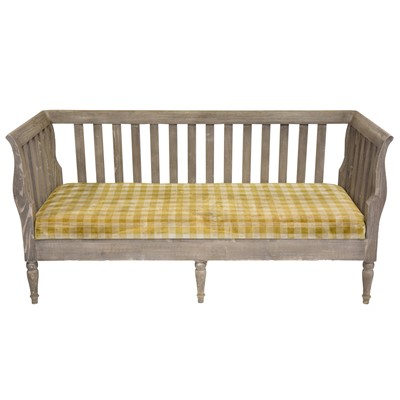 Lot 496 - Modern pine settle