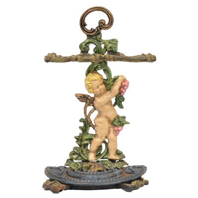 Lot 286 - Victorian style cast iron stick stand