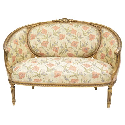 Lot 277 - Early 20th Century French five piece salon suite