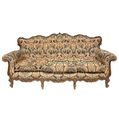 Lot 515 - 20th Century French three piece lounge suite