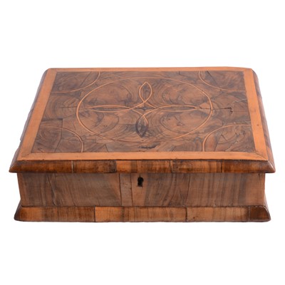 Lot 74 - 18th Century oyster laburnum lace box