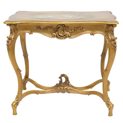 Lot 283 - French Vernis Martin style table