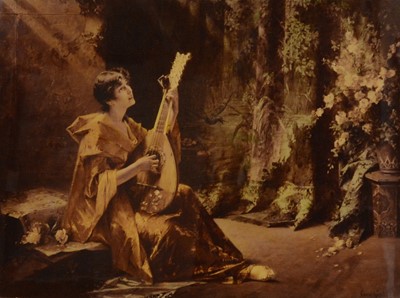 Lot 369 - Four crystoleum pictures