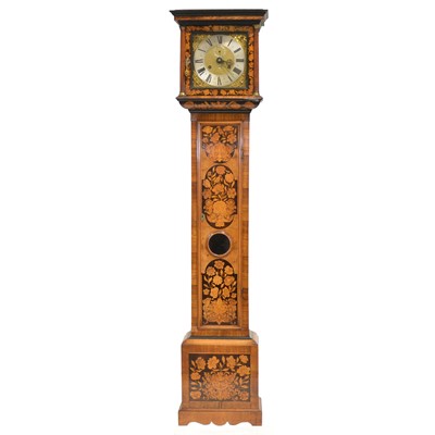 Lot 312 - Walnut and marquetry longcase clock, Thomas Ford de Bucks