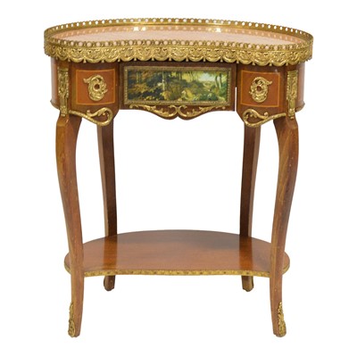 Lot 294 - Modern French kidney shaped table
