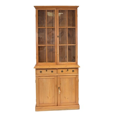 Lot 434 - Pine bookcase