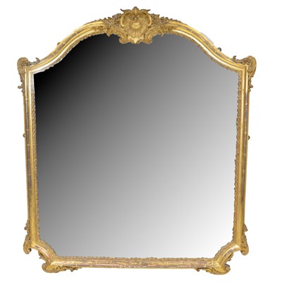 Lot 299 - French wall mirror, circa 1900