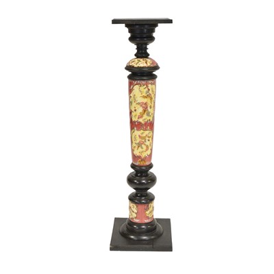 Lot 301 - French pottery and wood torchere