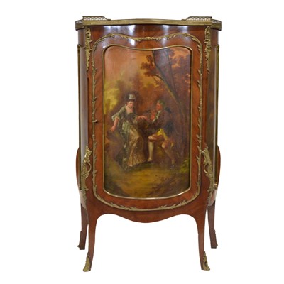 Lot 304 - Early 20th Century French pier cupboard, painted in the Vernis Martin style