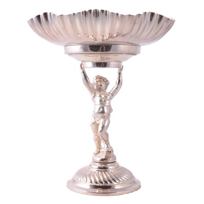 Lot 131 - Edwardian silver plated comport