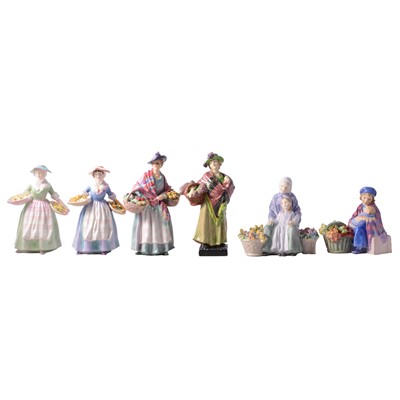 Lot 106 - Six Royal Doulton figures