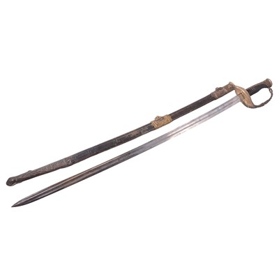 Lot 190 - Mid-19th century French naval officer's sword