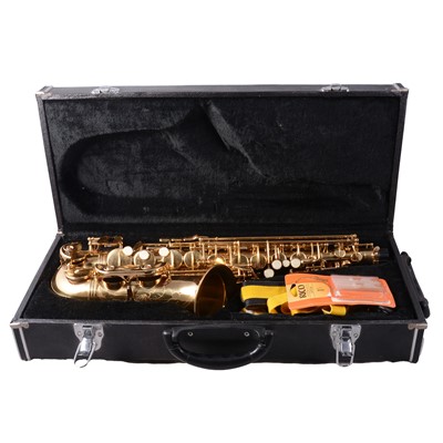 Lot 184 - Brass alto saxophone