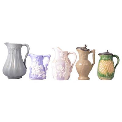 Lot 130 - Fifteen Staffordshire jugs
