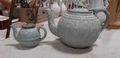 Lot 44 - Six Staffordshire stoneware jugs and pots