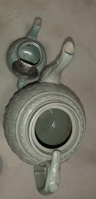 Lot 44 - Six Staffordshire stoneware jugs and pots